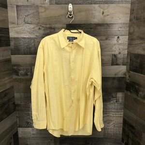 Ralph Lauren Mens Blake Collared Dress Shirt Sz XL